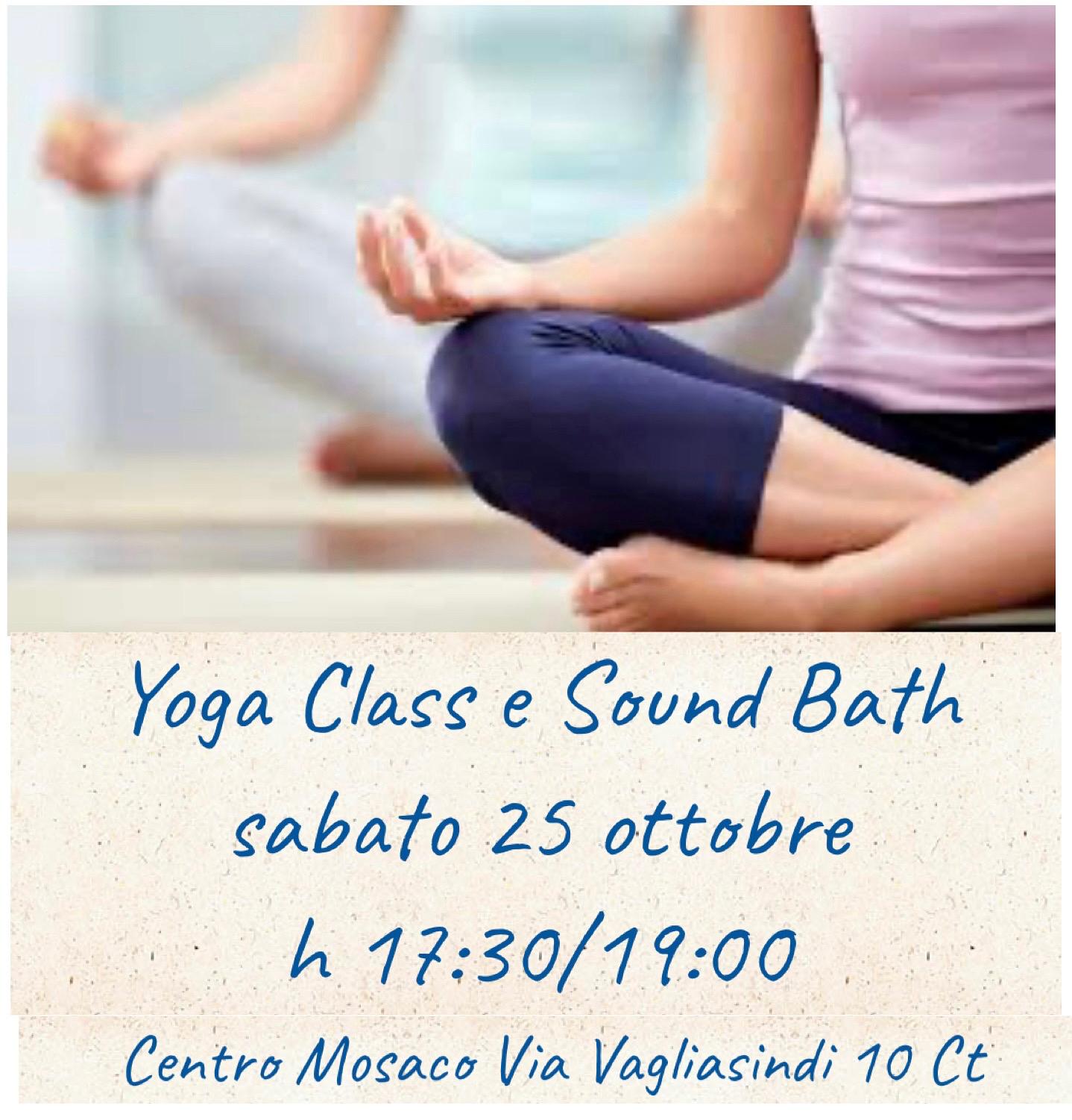 Yoga Class e Sound Bath - Sede Catania